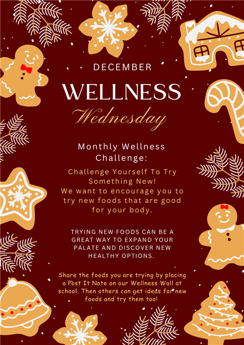 Wellness Wednesday descriptive flyer